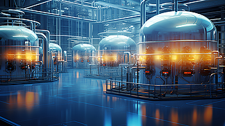 数字文化创意赋能 梦幻科技感数字工厂3D沙盘的创新应用